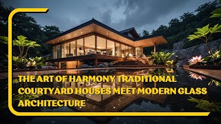 The Art of Harmony Traditional Courtyard Houses Meet Modern Glass Architecture