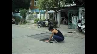 How to 3d drawing on paper and street (การวาดภาพ 3D)