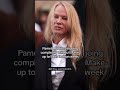 Pamela Anderson w/ NO Makeup - Paris Fashion Week