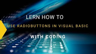 Visual Basic Net Tutorial 8 How To Use RadioButtons and CheckBoxes in Visual Basic
