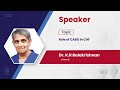 Role of CABG in CHF by Dr K R Balakrishnan