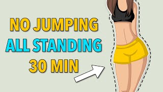 30-MIN TOTAL BODY WORKOUT - NO JUMPS, ALL STANDING WORKOUT