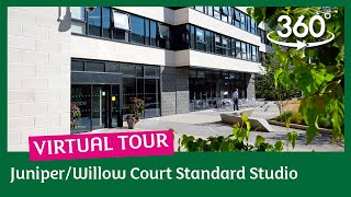 Juniper and Willow Court Standard Studio 360° Virtual Tour - University of Stirling Accommodation