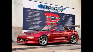 SW20 MR2 GT Tバールーフ　公認ワイドフェンダー フルエアロ GTウィング エアクリ 車高調 マフラー 社外インタークーラー HKSブローオフ 強化クラッチ momo Defi追加メーター