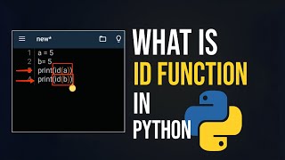 What Is "Id" Function In Python?What's It's Use🤔