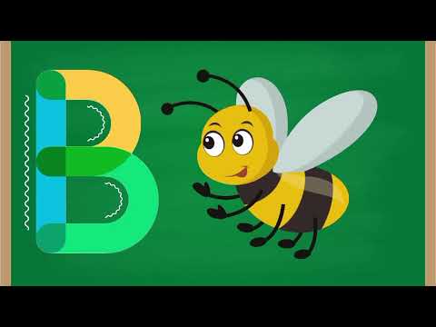 ABC For Kids |Words From B | Capital B ,Small B | Introducing Alphabets ...