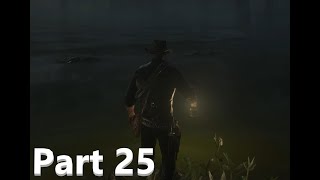 Dipping in a swamp filled with gators | Red Dead Redemption 2 - Part 25