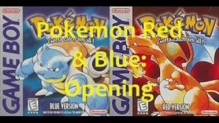 Pokémon Red \u0026 Blue Music: Opening Theme