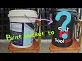 DIY  paint bucket to toolbox#tiktok #小红书