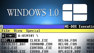 Windows 1.0 Demo (1985 System, 1.01)