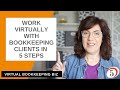 How to work virtually with bookkeeping clients