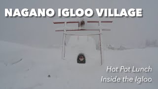 Experience Igloo at Kamakura Snow Dome Village かまくらの Japan