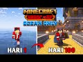 Minecraft: 100 Hari Di Minecraft Hardcore Tapi Ocean Only