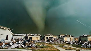 Texas Tragedy! Tornado Leaves Temple, TX in Ruins - Cars and Houses Destroyed