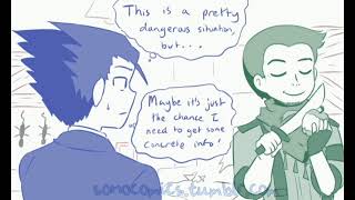 Phoenix Wright Ace Attorney Comic Dub: dangerous situation
