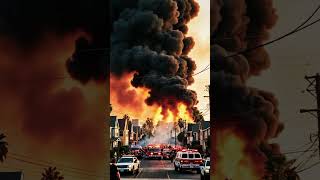 Massive Fire Engulfs Neighborhood | Brave Rescue Efforts Caught on Camera 🔥🚒