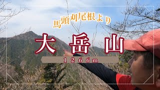 【大岳山・馬頭刈尾根より】武蔵五日市駅→十里木バス停→馬頭刈尾根登山口→馬頭刈山→鶴脚山→つづら岩→富士見台→大岳山→鋸山→お天狗様→愛宕神社→奥多摩駅