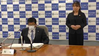 令和2年4月24日知事会見「新型コロナウイルス感染症　大型連休に際してのメッセージ」