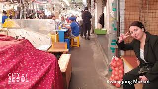 서울 광장시장 최고의 길거리 음식, 현지의 진짜 모습을 담다! The Best Street Food in Kwangjang Market, Seoul, South Korea!