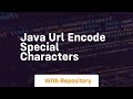 java url encode special characters
