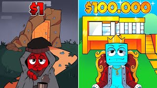 Casa de 1$ vs  Casa de 100 000$