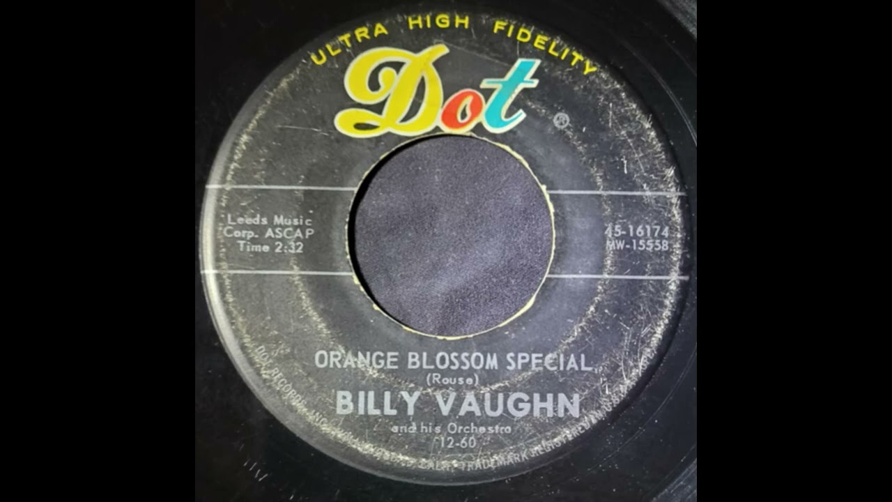 Billy Vaughn And His Orchestra - Orange Blossom Special - YouTube