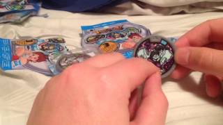 Yo-Kai Watch Series 1 Medals With QR Codes Unbagging Episode 5