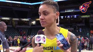 Postgame: Candice Dupree 180818