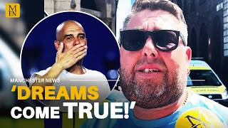 ‘Absolute HEARTBREAK!’ | Fans say farewell to Pep Guardiola as Manchester turns blue for City parade