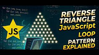 Reverse Star Pattern ⭐⬇️ | JavaScript Loop Tutorial