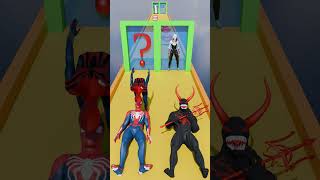 GTA V New Kiss Run Spider-man vs Venom Funny Epic Challenge! #gta