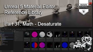 Material Editor Reference 31 - Math - Desaturation