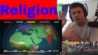 American Reacts How Religion Spread Around the World