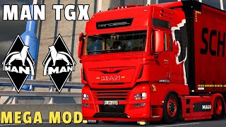 ETS2 1.45 MAN TGX MOD TUNING + REAL SOUND