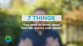7 things you need to know about how we restore your power during an outage