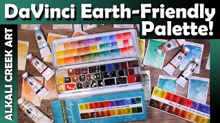 Da Vinci Denise Soden's Earth-Friendly Watercolor Palette - a closer look.  Plus 6 other colors!