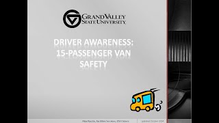 GVSU Driver Awareness Training