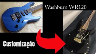 Customização: Guitarra Washburn WR120 + Gotoh + Malagoli . Luth. Brunelli