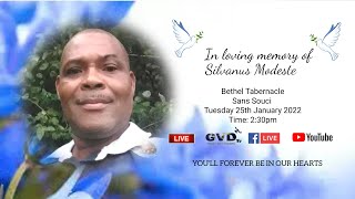 In Loving Memory of Silvanus Modeste