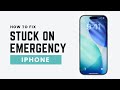 How To Fix iPhone Stuck on Emergency SOS Screen (2026 FIX)