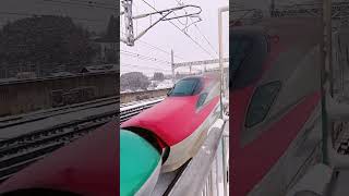 秋田新幹線こまちを集めてみましたー🙋古川駅/仙台駅/白石蔵王駅で1月上旬から2月上旬です🍀寒いです😎2月下旬には福島駅に行きます🍀