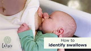 How to identify if your baby is swallowing while breastfeeding