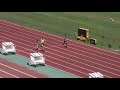 成年男子　100m決勝　千葉県国体最終　r01