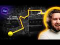 Lemmino Style Point A to point B Map animation [After Effects Tutorial]