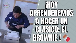 ¡Hoy aprenderemos a hacer el clásico de la pastelería americana: el Brownie ! 🍫