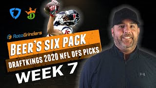 DRAFTKINGS NFL 2020 WEEK 7 PICKS | The Daily Fantasy 6 Pack