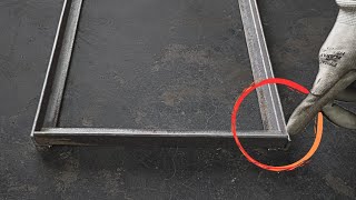 How to create a durable 90 degree L angle iron joint using stick welding