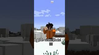 Minecraft But If I Touch Snow The Video Ends #shorts #minecraft