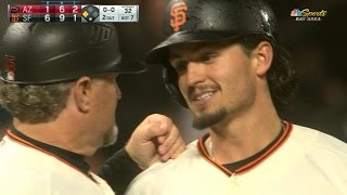 4/12/17: Five Giants tally RBIs in 6-2 win