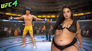 Erika Lipps vs. Bruce Lee (EA sports UFC 4) - rematch